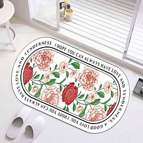 Mua Thảm hoa trải sàn in 3D 60x90cm Hàng chính hãng