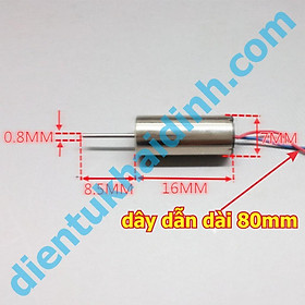2 cái động cơ coreless 716 7x16mm 3.7v 50000v/p trục 0.8mm dài 8.5mm kde4969