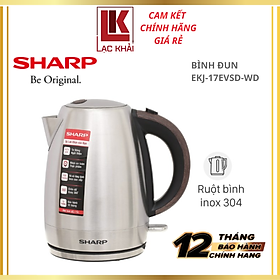 Mua Bình đun siêu tốc Sharp 1.7 lít EKJ-17EVSD-WD - Hàng chính hãng