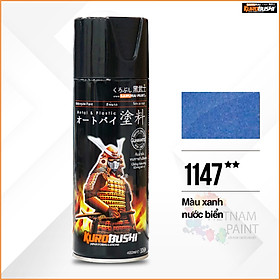 Sơn xịt Samurai Kurobushi - MÀU XANH NƯỚC BIỂN 1147 (400ml)