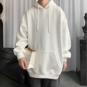 Áo Hoodie Nỉ Bông Trơn  Unisex 5 màu (nam nữ đều mặc được)