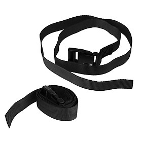 2pcs Durable 1m 25mm Golf Trolley Webbing Straps with Quick Release Buckle