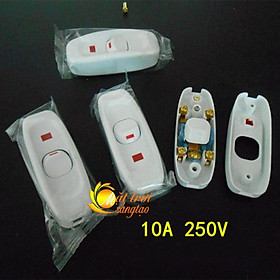 Mua Công tắc quả nhót có đèn báo trạng thái - màu Trắng
