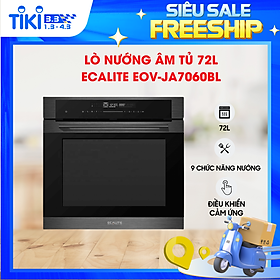 Mua Lò Nướng Âm Tủ Ecalite EOV-JA7060BL - 70L - 9 Chức Năng Nướng - Điều Khiển Cảm Ứng - Hàng Chính Hãng