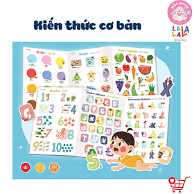 Bảng gấp thông thái - My First Learning chart (Dành cho bé từ 1 tuổi) - Lalala Baby