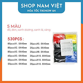 Mua Túi Ống Co Nhiệt Đủ Màu Đủ Cỡ  Ống Gen Loại 164/328/530 Ống/Túi