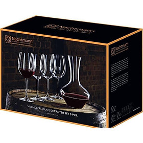 Mua Set uống rượu vang Nachtmann Vivendi Premium 93605 DEKANTIERSET 1 bình 4 ly Hàng chính hãng