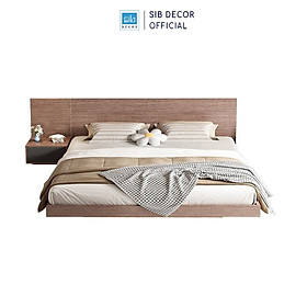 Mua Giường Ngủ Tatami Tối Giản Hiện Đại Màu Walnut SIB Decor GN32