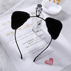 CÀI TÓC , BỜM TÓC TAI CÁO SEXY - Đen