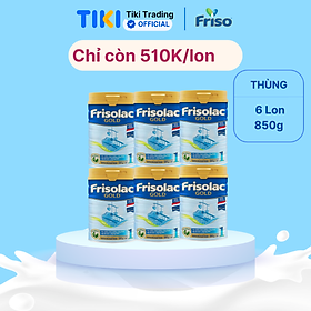 Combo 6 sữa Bột Frisolac Gold 1 850g Dành Cho Trẻ Từ 0 - 6 Tháng Tuổi