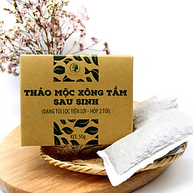 Hộp 2 Túi Lọc Xông Tắm Và Vùng Kín Sau Sinh Toàn Thân Thảo Dược Wonmom