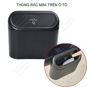 Thùng rác mini trên xe ô tô, loại gắn cửa xe rất tiện dụng