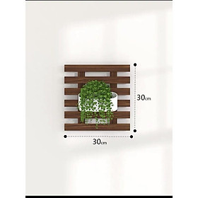 Mua Giá gỗ treo giỏ cây  hoa trang trí tường hàng rào trong nhà  quán cafe