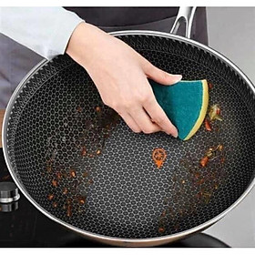 Mua Free_Ship Chảo siêu chống dính sâu lòng lưới tổ ong 32cm siêu bền