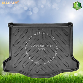 Thảm lót cốp ô tô Honda Jazz/Honda Fit Third Generation (2013-2020) MACSIM màu đen – TPU cao cấp, chuẩn form, dễ vệ sinh