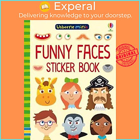 Sách - Funny Faces Sticker Book by Sam Smith (UK edition, paperback)