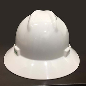Mua Nón bảo hộ có vành MSA 475369 V-Gard Slotted Safety Full Brim Hat Fas-Trac Suspension White