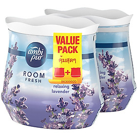 Bộ Đôi Sáp Thơm AmbiPur Oải Hương (180g x 2)