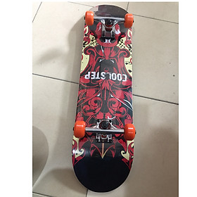 Ván Trượt Skateboard Gỗ 1214 trục hợp kim + gỗ ép 3 lớp
