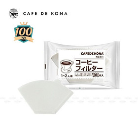 Giấy lọc cà phê hình quạt clever kalita 3 lỗ CAFE DE KONA