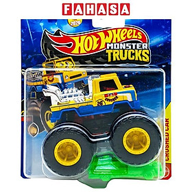 Đồ Chơi Mô Hình Siêu Xe Tải Quái Vật Monster Trucks - Hot Wheels FYJ44 - HWMT Back To Basics