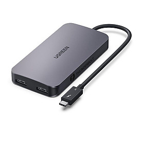 Mua Ugreen UG40869CM117TK Thunderbolt 3 ra 2 cổng HDMI 4K 60Hz Bộ chuyển đổi - HÀNG CHÍNH HÃNG