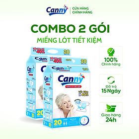 Miếng Lót Tiết Kiệm/ Lót Bổ Sung Canny - Mặc Cùng Tã Dán/Tã Quần Cho Người Lớn (20 miếng/gói)