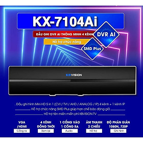 Mua Đầu ghi hình camera 4 kênh 5 in 1 KBVISION KX-7104Ai  Hàng chính hãng