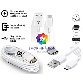 Cáp sạc USB Type C cho Samsung, hỗ trợ sạc nhanh