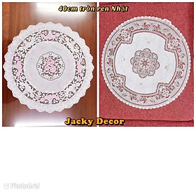 Mua KHĂN TRẢI BÀN 25 - 40CM REN HOA NHẬT BẢN