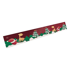 Christmas Waist Tape Line Border Sticker PVC Skirting Line Sticker