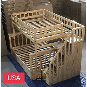 Mua Giường 3 tầng xuất Mỹ - 1m4/1m6/1m