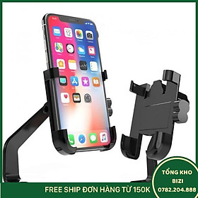 Giá Kẹp Điện Thoại Chống Trộm, Chống Rung Lắc Cho Xe Máy - Free Ship Toàn Quốc