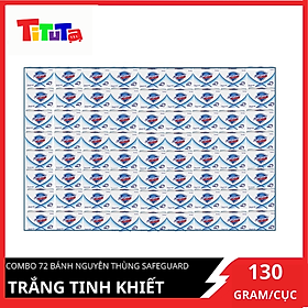 COMBO 72 bánh nguyên thùng Safeguard Trắng 130G