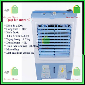 Quạt điều hòa hơi nước 40 Lít YH38A mặt kính cường lực