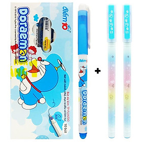 Hộp 10 Bút Dạ Kim - Thiên Long FL-04/DO - Mực Xanh