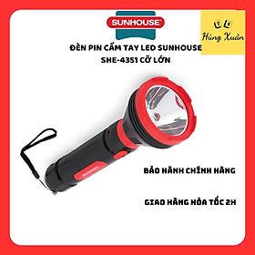 Mua Đèn Pin Cầm Tay LED Sunhouse SHE-4351 Cỡ Lớn - Chính Hãng