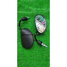GƯƠNG CHIẾU HẬU WAVE CHÂN CONG CHÂN KÍNH 10 LI - 1 CẶP