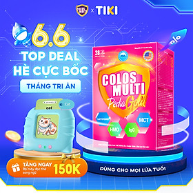 Sữa non Colosmulti Pedia Gold hộp 28 gói x 16g dành cho trẻ biếng ăn