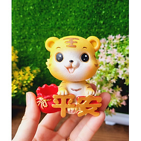 Mua Tượng Hổ Vàng đầu lò xo lắc lư - Món quà Tài Lộc cho năm mới