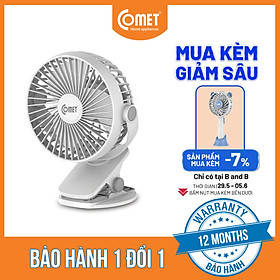 Quạt Sạc Comet CRF0705 (5W) - Hàng chính hãng
