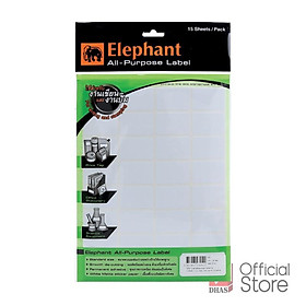 Túi 480 nhãn ghi chú Decal, giấy note Elephant cỡ A5/A4/A7A8