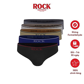 Combo 5 quần lót nam cao cấp ROCK SEAMLESS 502 không đường may, nylon spandex co giãn tốt, thoáng mát,không cấn