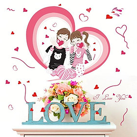 Decal dán tường tình yêu i love you SL2703