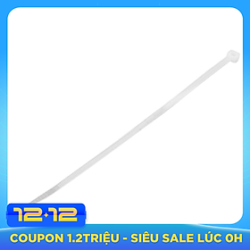 Bộ 100 Dây Rút Nhựa dài 20cm - Trắng