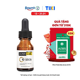 Seum VItamin C 10% dưỡng trắng mờ thâm sạm Acnes Lab C10 serum 15ml