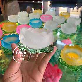Mua Đế Nến Hoa Sen Lưu Ly Tràng Trí