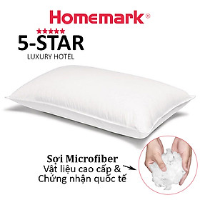 Hình ảnh Ruột gối nằm lông vũ khách sạn cao cấp sợi microfiber nhân tạo Hanvico by Homemark có kích thước trẻ em và 50x70 cm