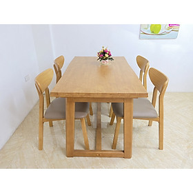 BỘ BÀN ĂN S-SEPIA 1m3 TAGO 4 ghế