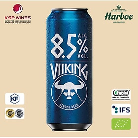 BIA VIIKING HARBOE 8.5% THÙNG 24 LON 500ml